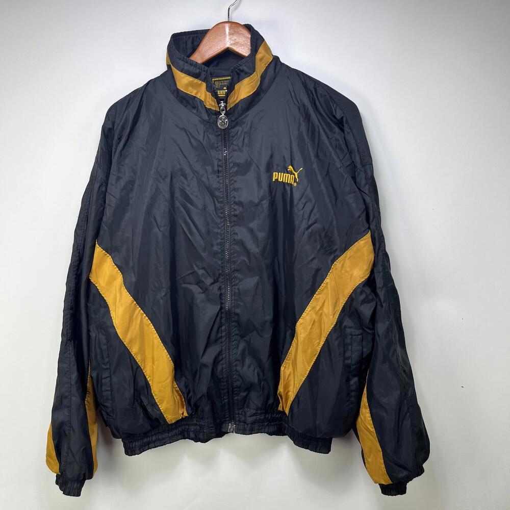 Vintage 90s Puma Windbreaker Jacket Medium